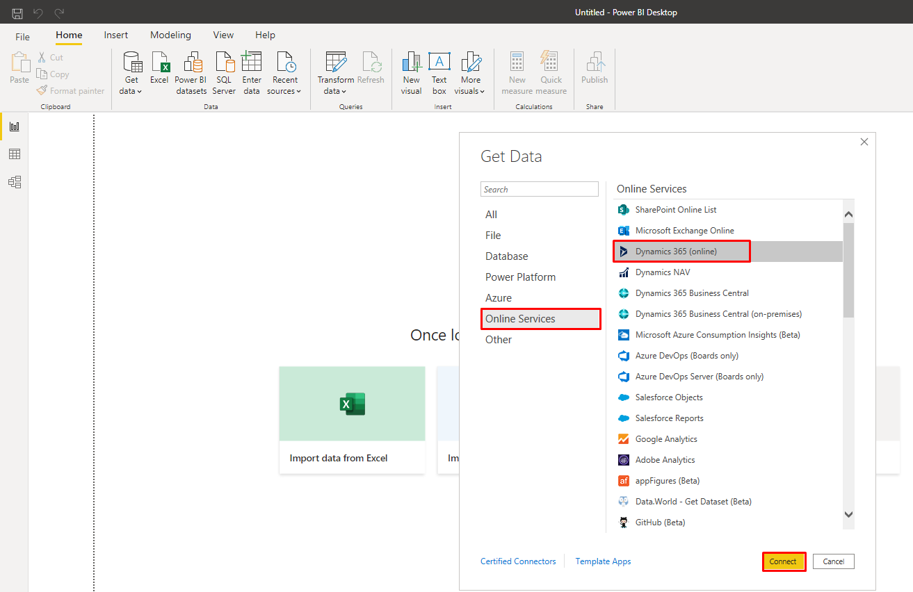 Power BI Desktop with Microsoft Dynamics 365 integration - Microsoft ...